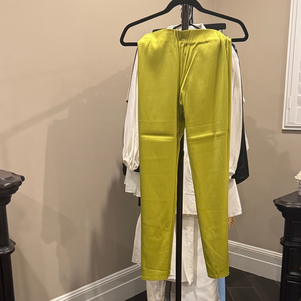 Zara Lime Green Leggings